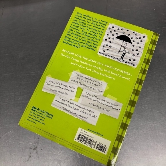 Diary of the Wimpy Kid: Hard Luck by: Jeff Kinney, paperback book - Picture 5 of 6